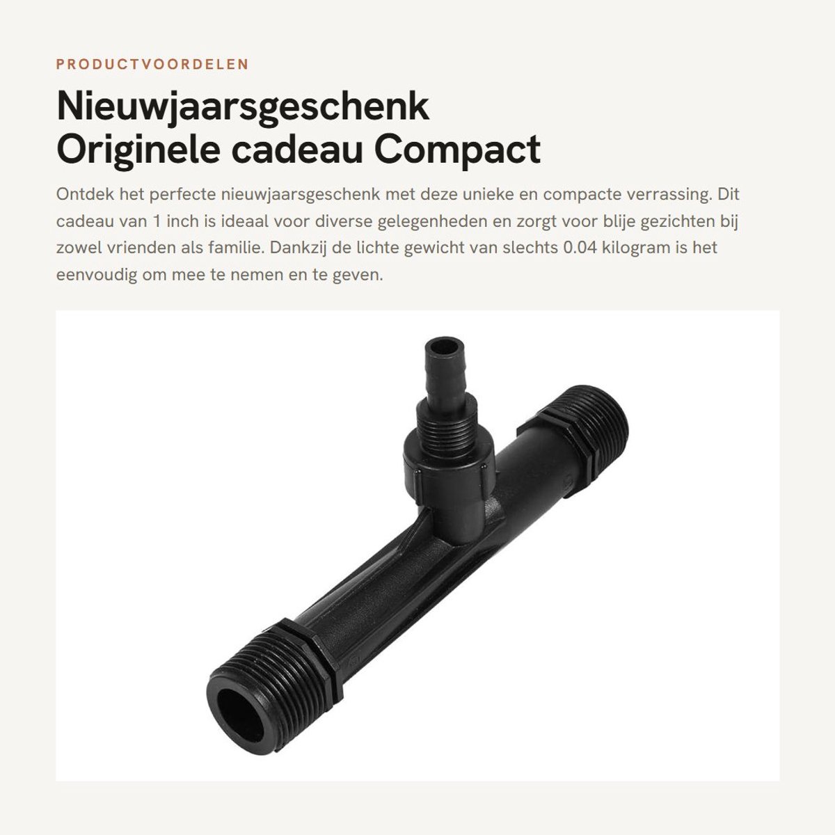 Dailygoods- Nieuwjaarsgeschenken - 1 Inch - Cadeaus - Feestdagen - Verrassingen - Persoonlijke Geschenken - Unieke Selectie