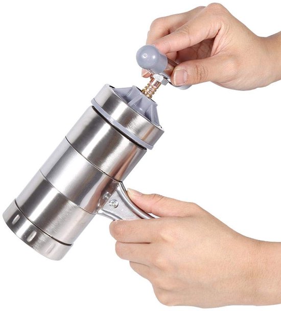 Dailygoody - Roestvrijstalen Pastamaker - Handmatige Noedelmaker — afbeelding 3