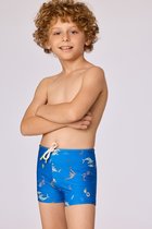 Woody Jongens zwembroek blauwe haaien print - maat 152/12J