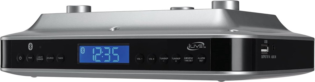 Muzieksysteem Onder Kast - Keukenradio Bluetooth - Muziek Luisteren - Ingebouwde Verlichti