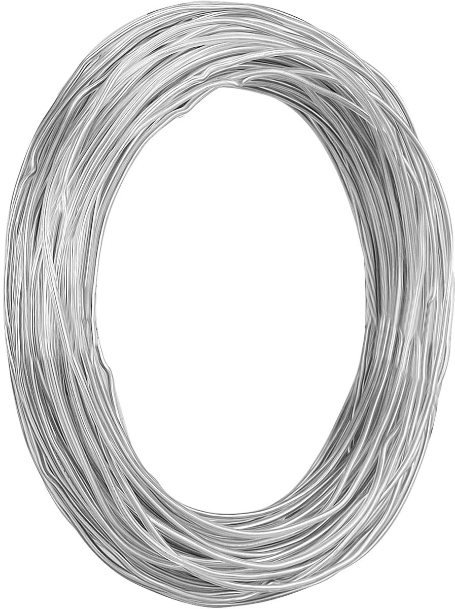 Dailygoods- Knutseldraad 30 m x 2 mm - Buigzaam Aluminium - Modelleren/Bindend - Draadweven - Wikkelen - Sieraden maken - Hoogwaardig Materiaal - Modelleerdraad