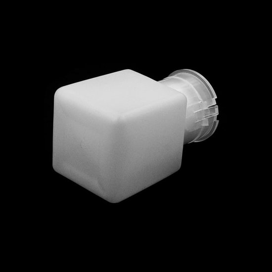 Dailygoods - Anti-statische push down pomp - Alcohol dispenser - Compact vierkant - 100ml - Herbruikbare flessen - Ideaal voor cleanrooms van Dailygoods — afbeelding 4