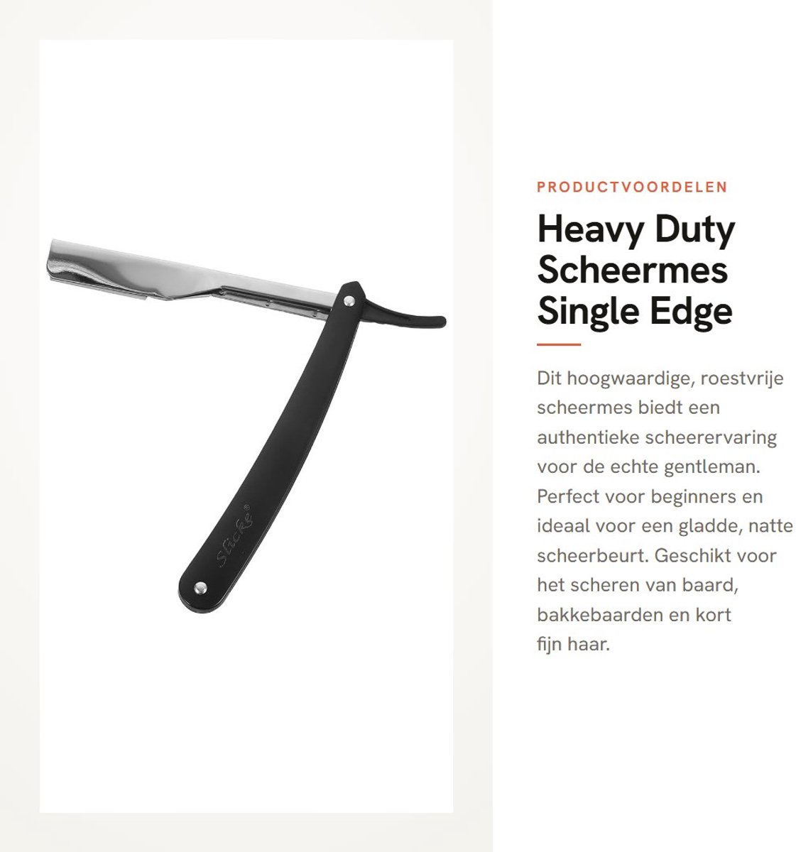 Dailygoods- Scheermes Heavy Duty - Scheermesjes - Roestvrij Staal - Veiligheid - Draagbaar - Ideaal voor Perfect Nat Scheren - Veiligheidsmes