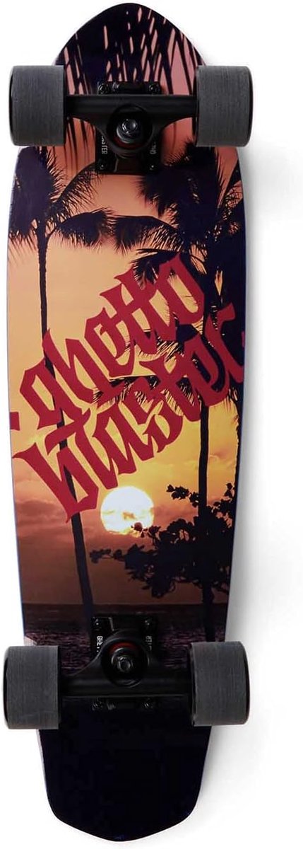 Cruiser Skateboard Stadsplank Stadsvervoer 7 lagen esdoorn 71 x 23 cm Tropisch