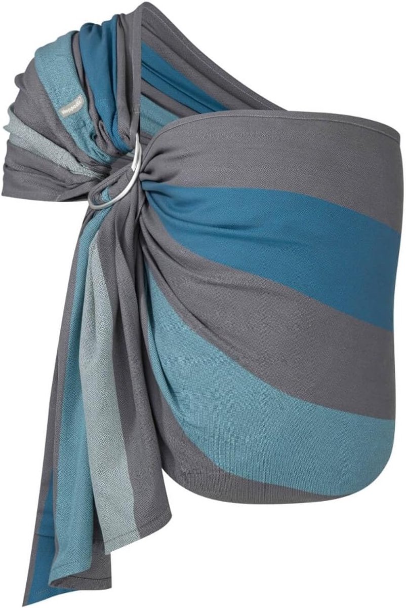 Ring-Sling Draagdoek - Baby Draagdoek - Kind Nabij Houden - Verstelbare Riem - Vanaf 3 kg - Aberdeen – foto 5