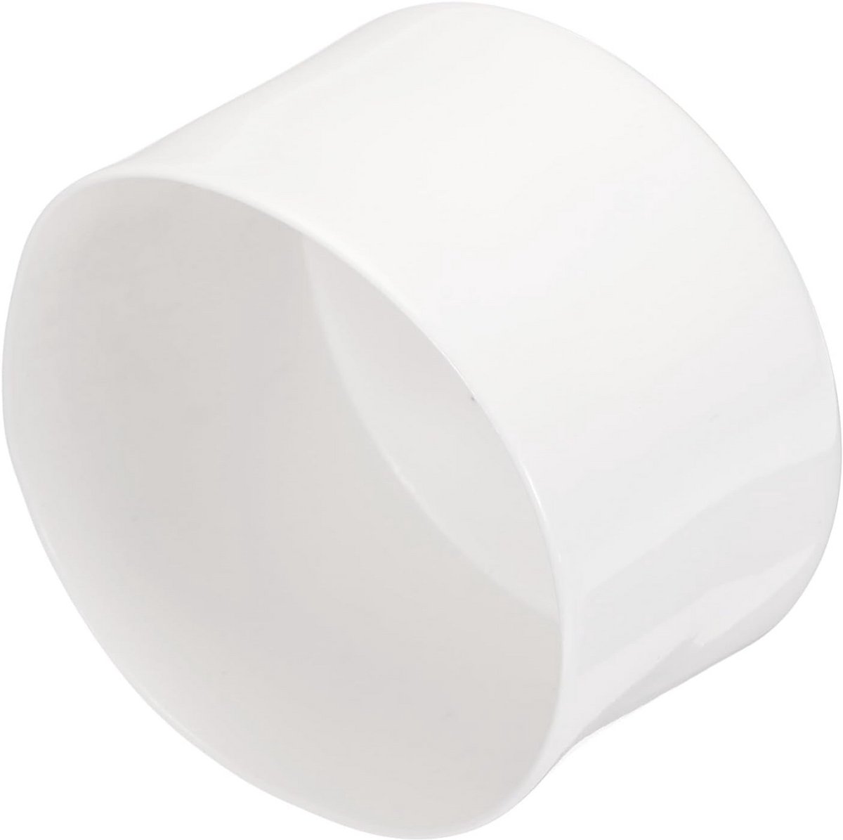 Ronde Rubberen Doppen 90 mm Wit voor Buis of Paal - 2 Stuks