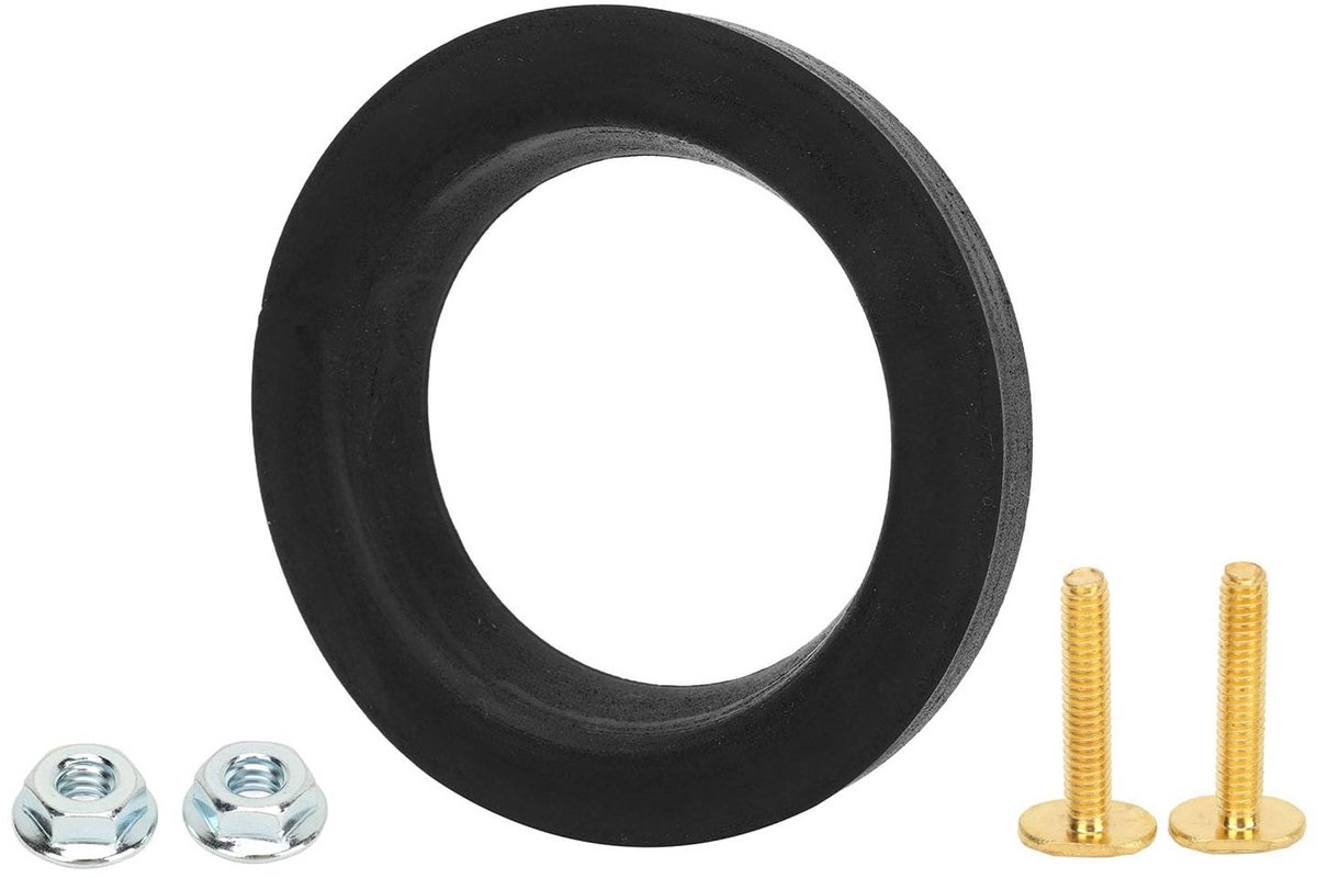 Dailygoods- Toiletafdichtingsset Robuuste Constructie - Flensafdichtingsset - Afdichtingsprestaties - Geurpreventie - Hoge Kwaliteit - Perfecte Pasvorm - Toiletpakking