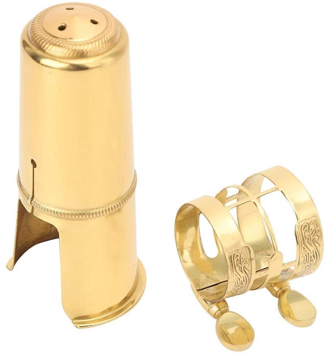 Dailygoods- Saxophon Mondstuk Kit - Mondstuk Kappe - Saxophon Accessoires - Kwalitatief Hoogwaardig - Voor Muziekliefhebbers - Geschikt voor Outdoor Avonturen - Saxofoon Mondstuk