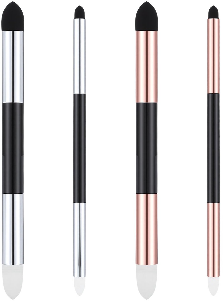Dailygoods- Blending Spons Set 6-delig - Herbruikbare Menggereedschappen - Dubbele Punt - Olie Pastel - Schets Borstels - Hoogwaardig Materiaal - Menggereedschap