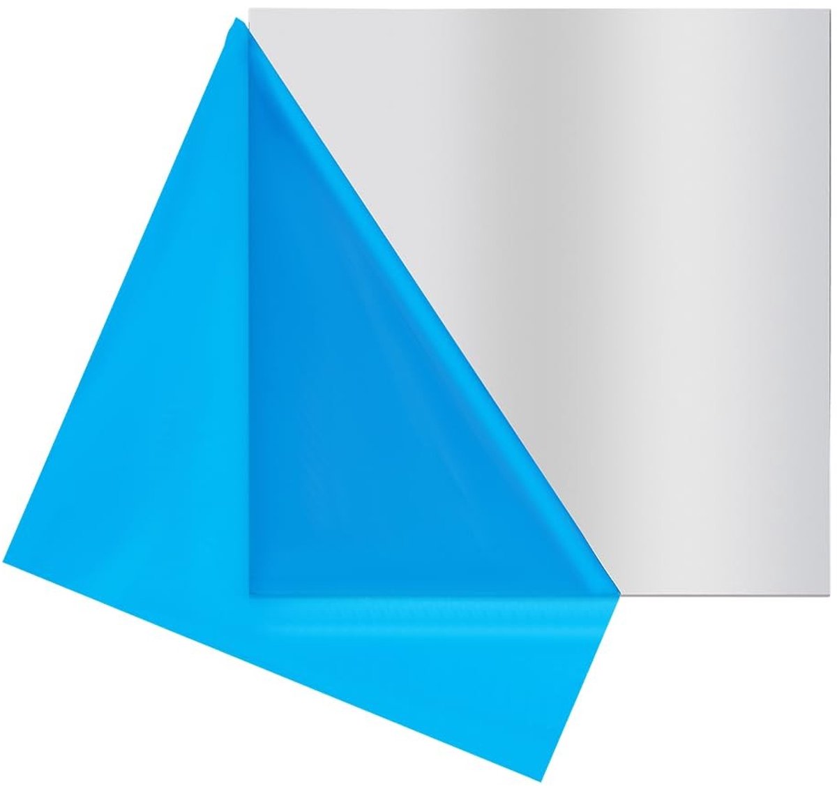 Dailygoods- Aluminiumplaat 20 x 20 cm - Vierkante Metalen Plaat - 3 mm Dikte - Beschermfolie - Decoratie/Constructie - High-Performance