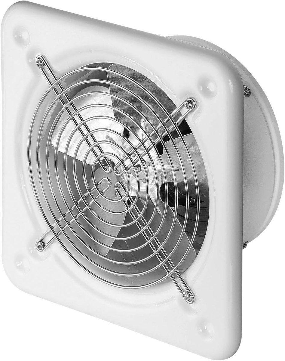 Axiale ventilator - Afzuigventilator - Ruimtes Ventileren - IP44 Waterdicht - 200 mm Diame