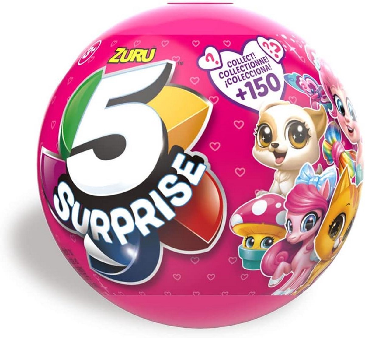 Mysterie Capsules - Verrassingsballen Speelgoed - Verzamelen en Spelen - 5 Miniatuur Verrassingen - 2 Stuks - Roze