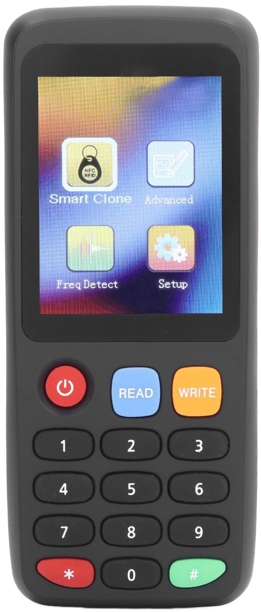 Dailygoods- RFID-kaartkopieerapparaat Handheld - Volledige Frequentie Duplicator - 5 T5577-kaarten - APP-verbinding - Toegangscontrole - Inclusief kopieerfunctie - Kaartduplicator