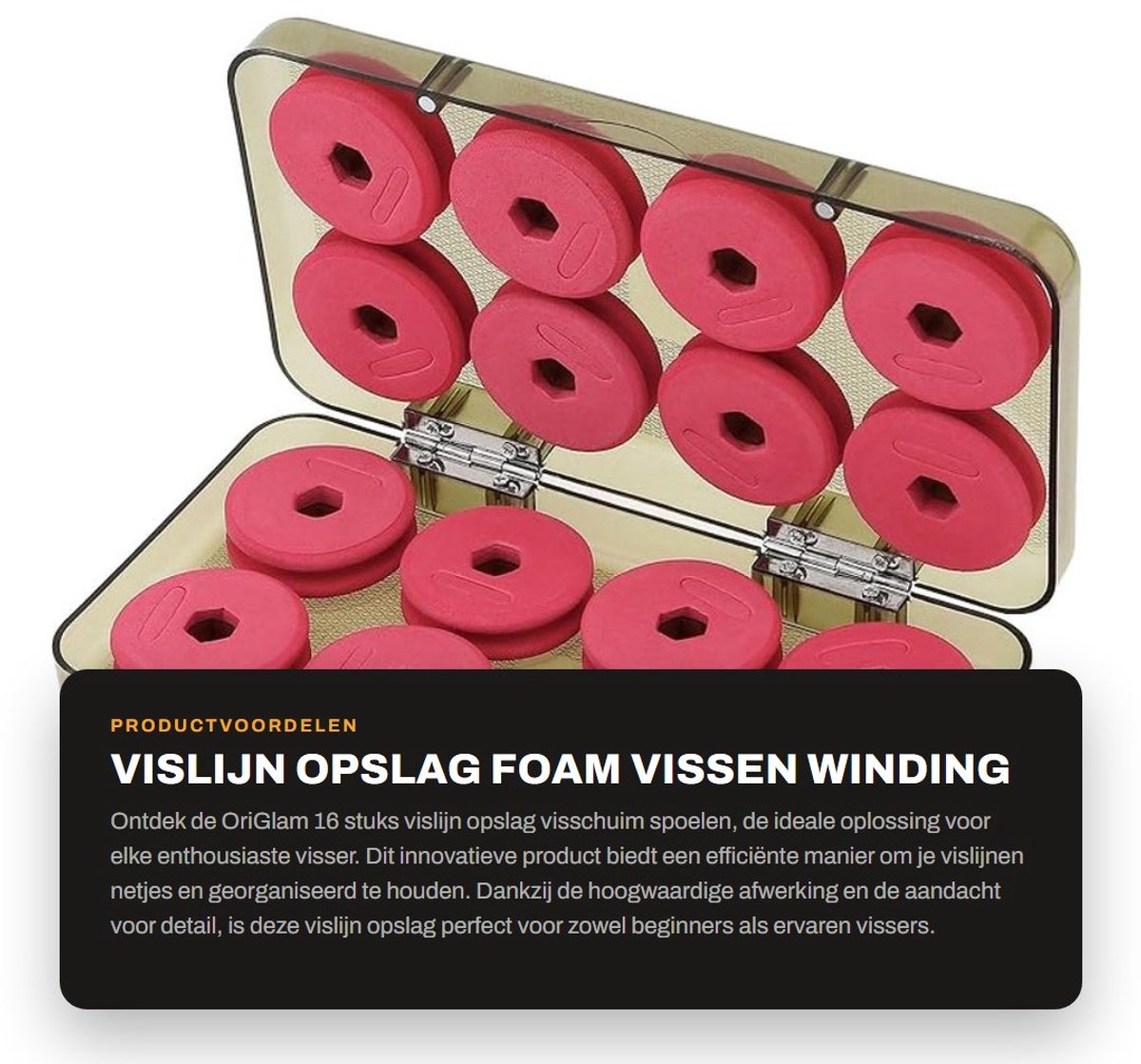 Dailygoods- Vislijn Opslag - 16 Stuks Visschuim Spoelen - Foam Winding Board - Vliegvissen Uitrusting - Organizer Accessoires - Kwaliteitscontrole - Visopslag
