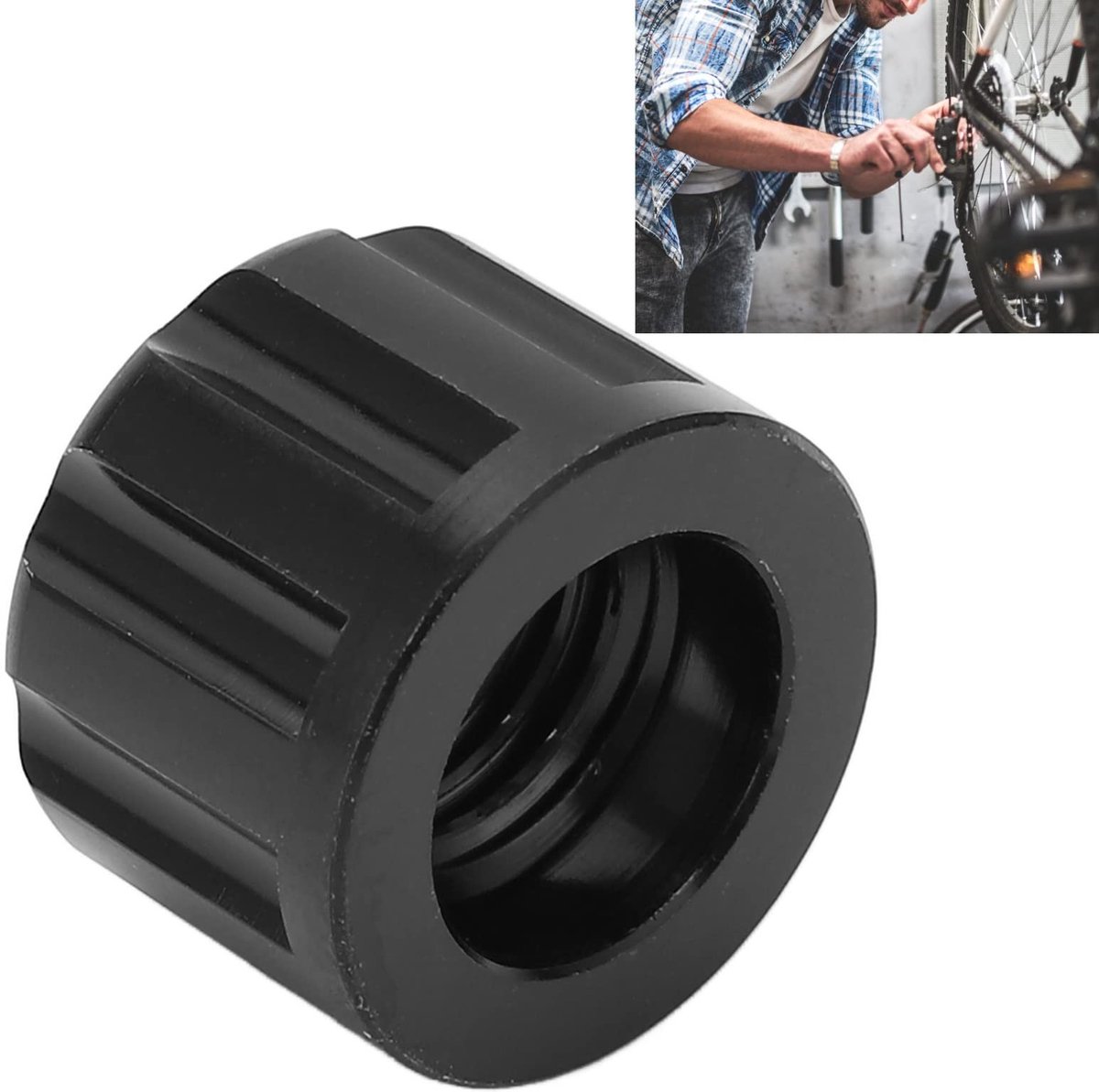 Dailygoods- Steekas Moer Aluminium - M12 X 1,5mm - Fiets Accessoire - Mountainbike - Binnendiameter 12mm - Eenvoudig te installeren - Fietsnaven