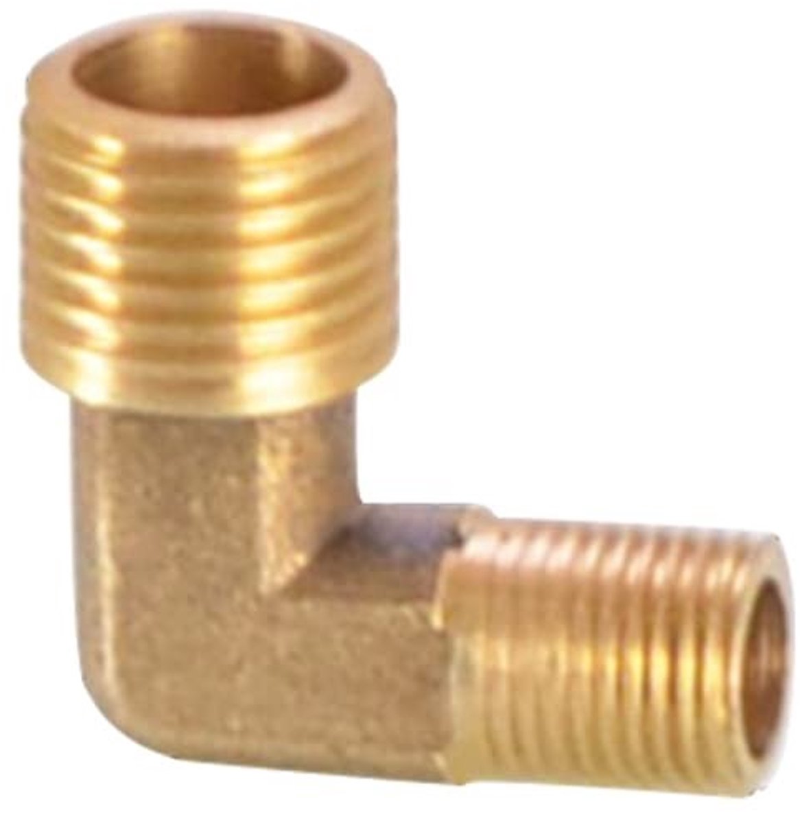 Dailygoods- Schroefdraadfitting 90° - Messing Elleboogconnector - BSP Mannelijk/Vrouwelijk - Corrosiewerend - Drukbestendig - Slijtvast Materiaal - Elleboogfitting