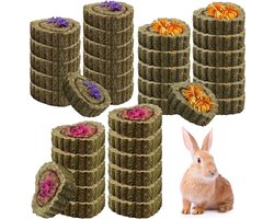 Kauwspeelgoed Huisdieren - Knaagdier Snacks - Tanden Gezond Houden - Natuurlijk Timothy Gras - 36 Stuks - Groen