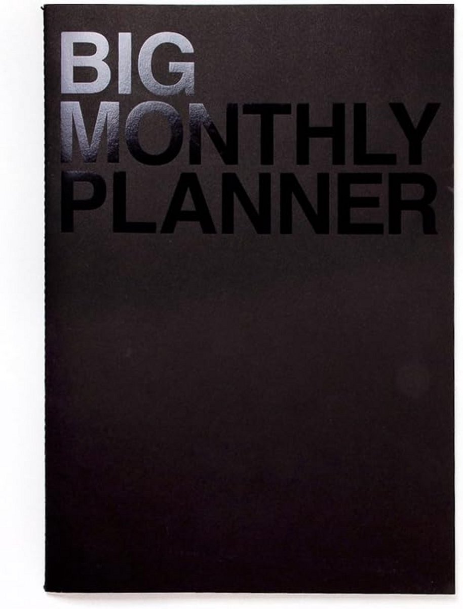 Maandelijkse Planner - Grote Agenda - Persoonlijke Planning - 16 Maanden - A3 Formaat - Zwart