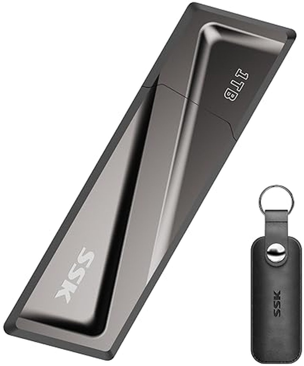 Externe SSD - Snelle Opslag - Bestanden Overzetten - Metaal Ontwerp - 1 TB - Grijs