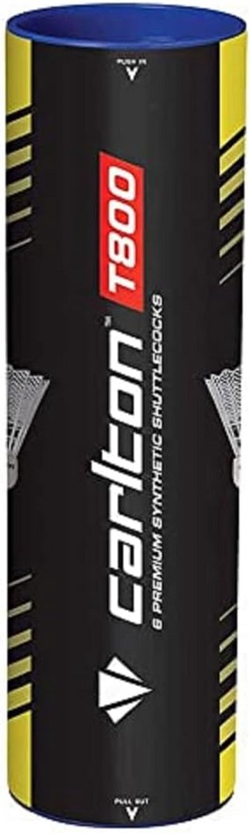 Badmintonbal - Shuttlecock - Clubtraining Junioren - Synthetische Ontwikkeling - 6 stuks - Rood