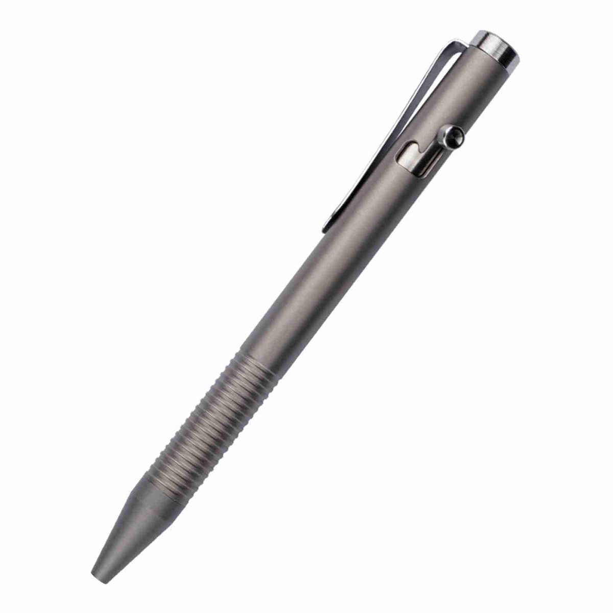 Dailygoods- Balpen Titaniumlegering - Intrekbare Balpen - Antislip Groeven - Praktische Clip - Corrosiebestendig - Nauwkeurig Schrijven - Schrijfgerei