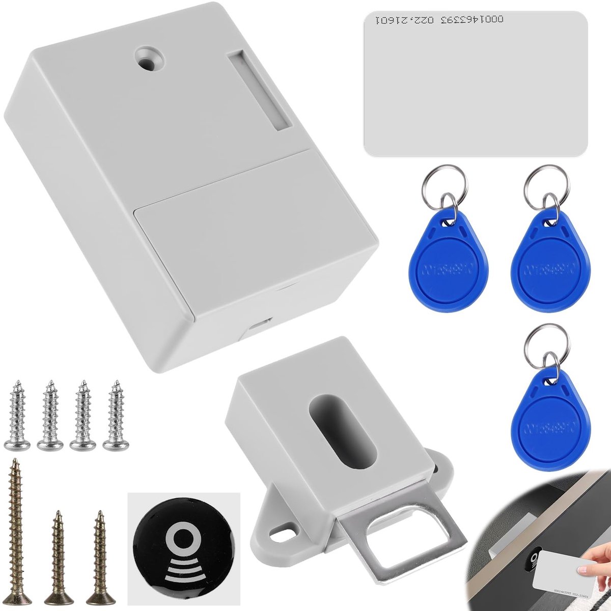 Dailygoods - Elektronisch RFID Kastslot met Sleutelhangers