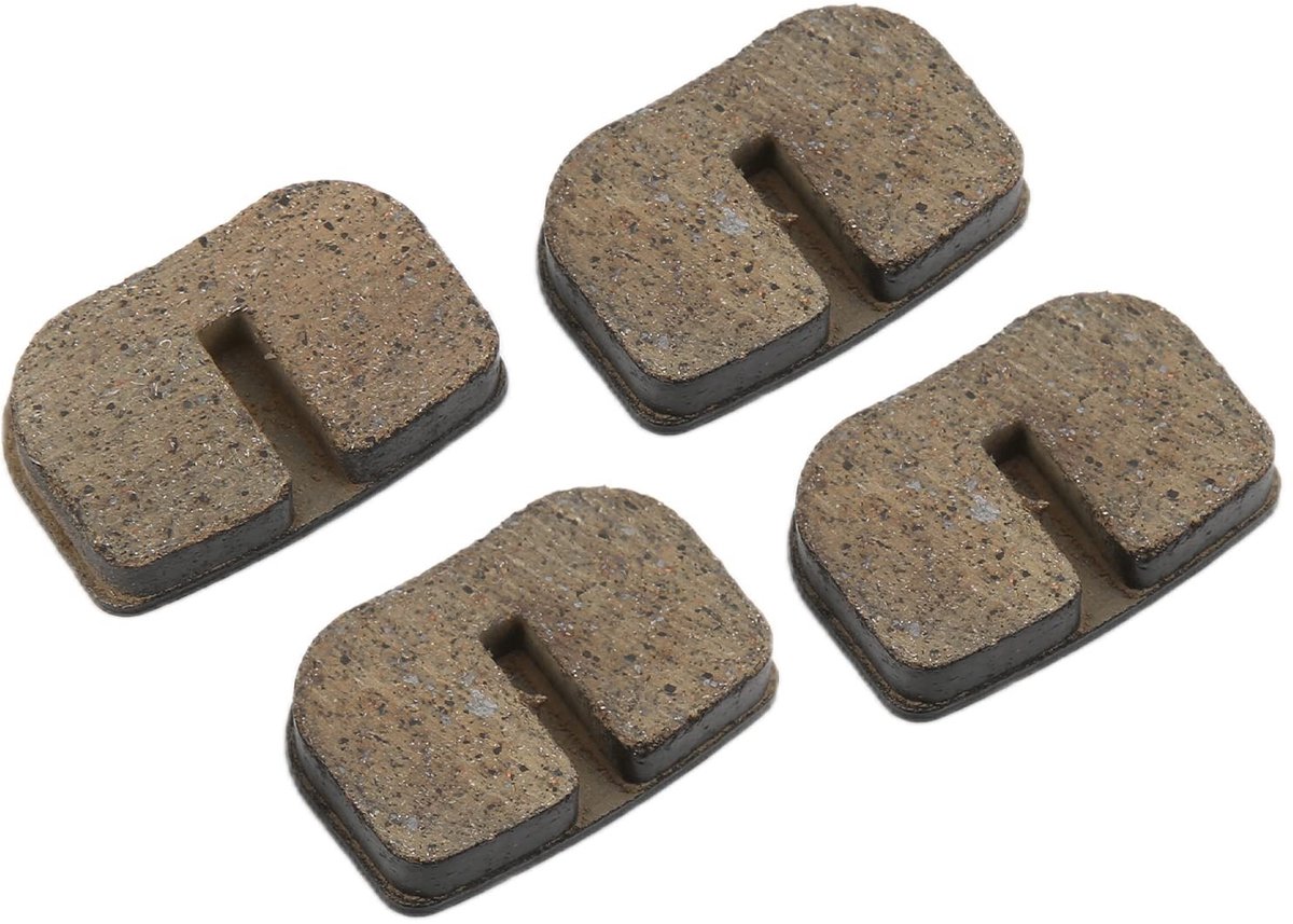 Dailygoods- Remblokken Keramiek - 4 Stuks Achter - Vervanging voor MOTOVOX - Schijfrem Pad Set - Geschikt voor Mini Bike/Scooter - Rempads