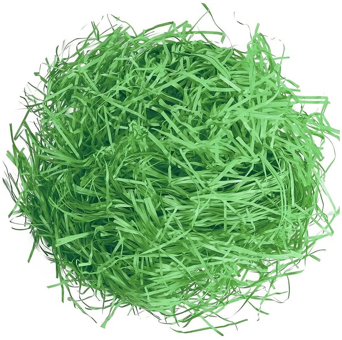 Dailygoods- Paasgras 200 g - Groene Raffia - Paasdecoratie - Knutselen - Geschenkmanden - Natuurlijk uiterlijk