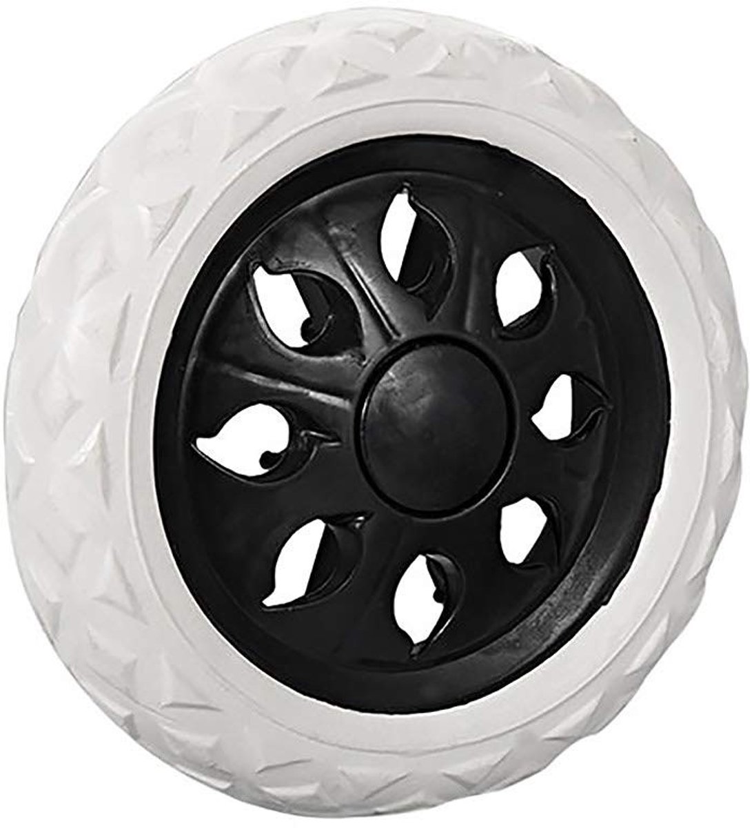 Dailygoods- Winkelwagenwielen Vervangingsset - EVA-materiaal - Flexibel/lichtgewicht - 16 cm - 10 kg capaciteit - Duurzaam ontwerp - Trolleywielen
