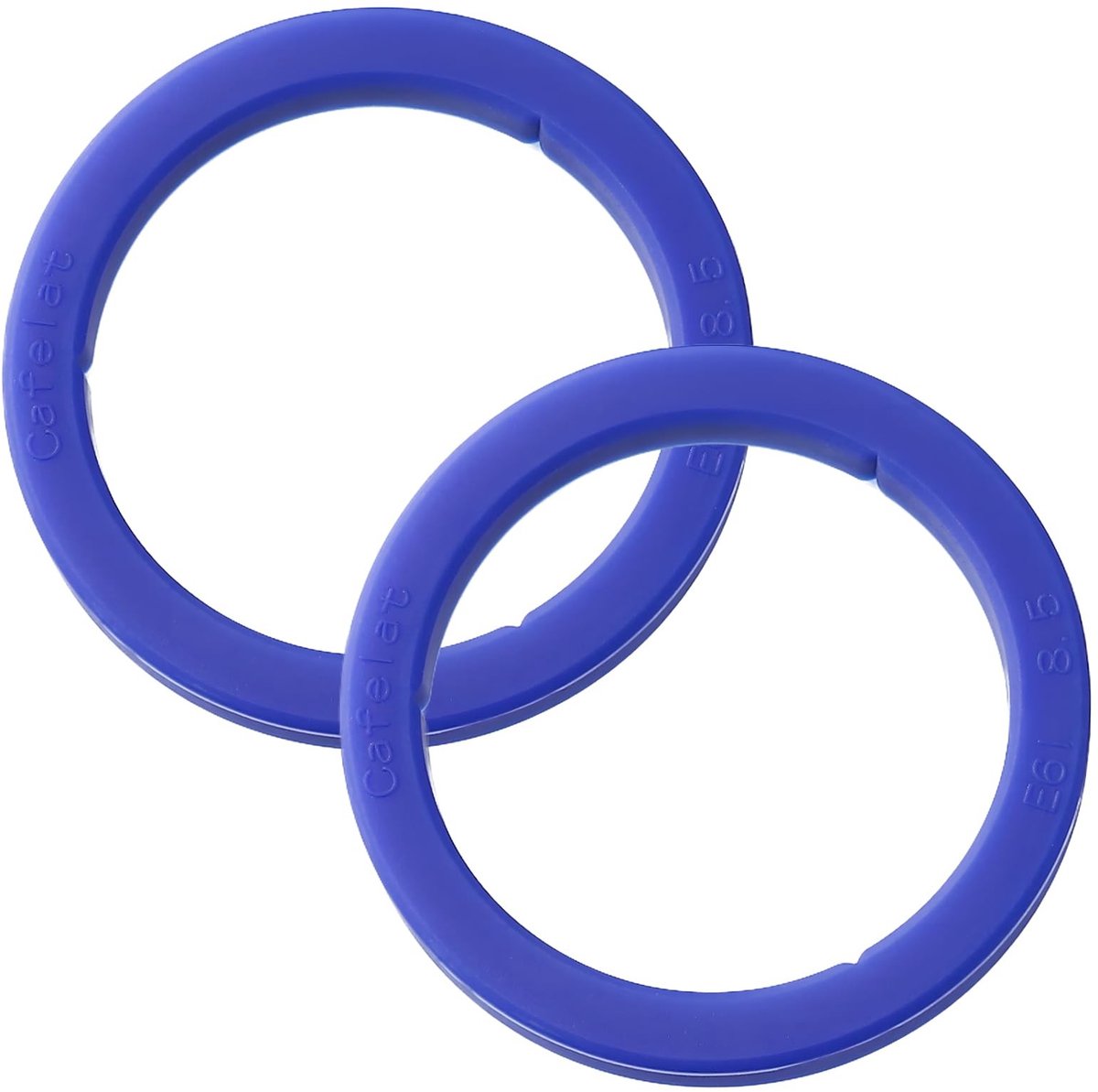 Dailygoods- Filterhouder - 2 Stuks - Voedselveilige Siliconen Afdichtingen - E61 Zetgroep - BPA-vrij - Duurzaam - Luchtdicht - Buitendiameter 73 mm - Espressokoffiefilter