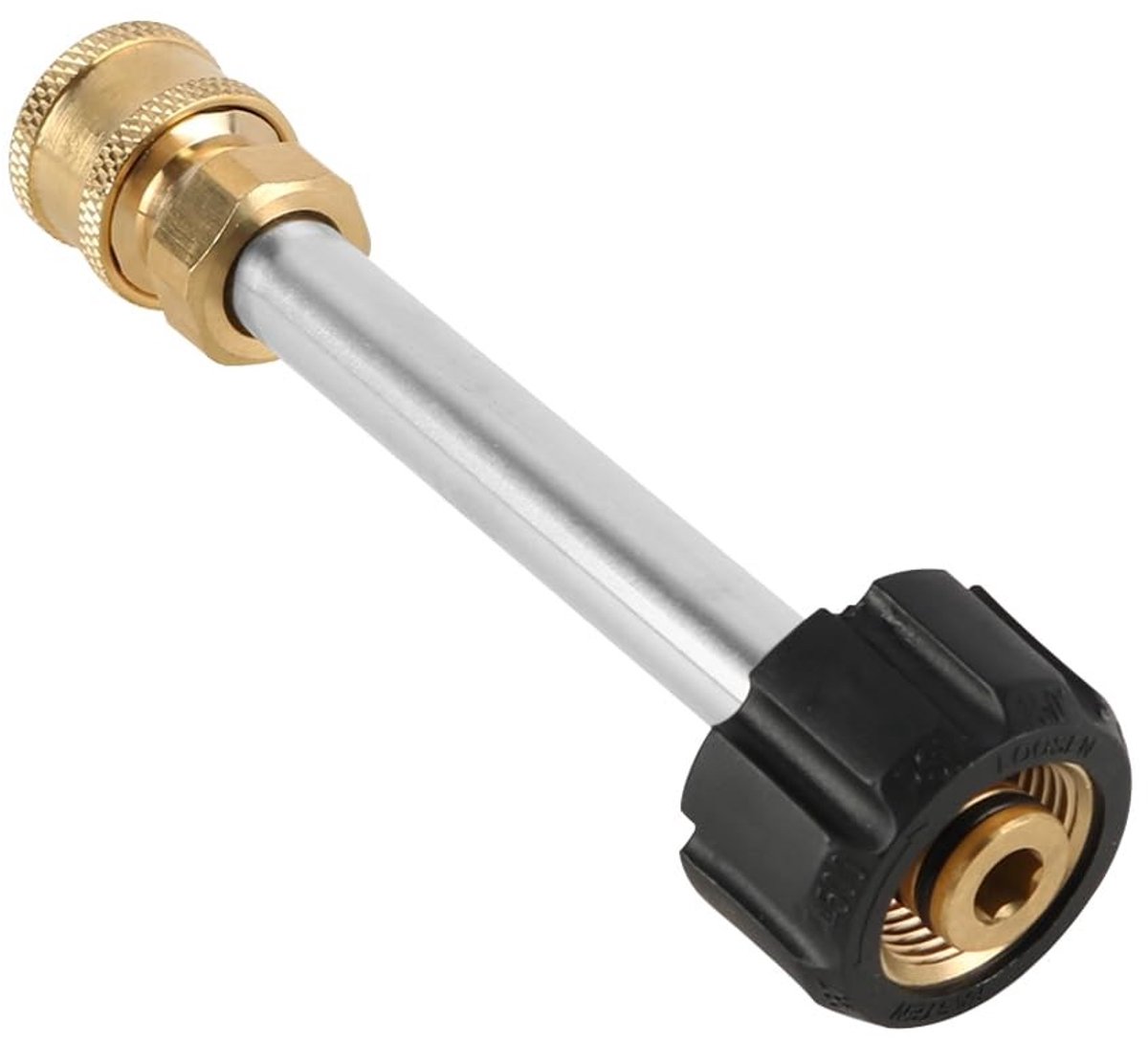 Dailygoods - Hogedrukreinigeradapter M22 14 mm met Snelkoppeling