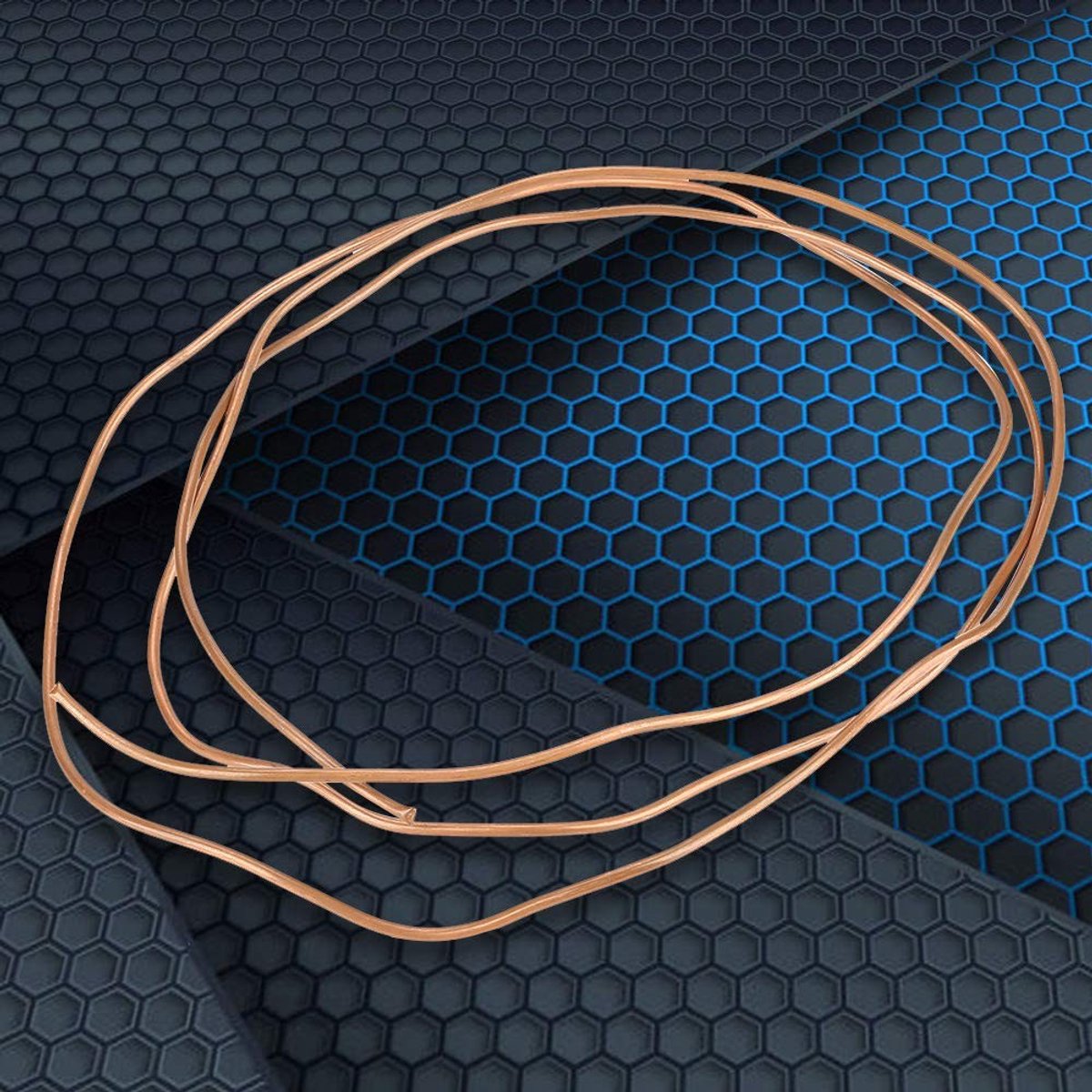 Dailygoods - Koperbuis - 2 meter flexibel - Ideaal voor generators - 3mm buiten diameter - Goede elektrische geleiding - Perfect voor kabels en schake...
