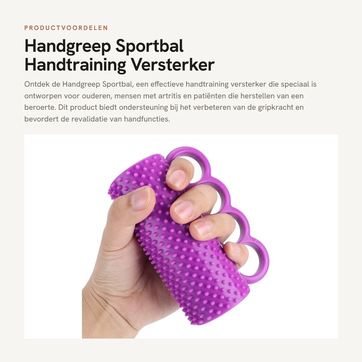 Dailygoods- Handgreep 4-vinger - Handtraining Versterker - Artritis - Herstelbehandeling - Lichtgewicht - Duurzaam - Handtrainer