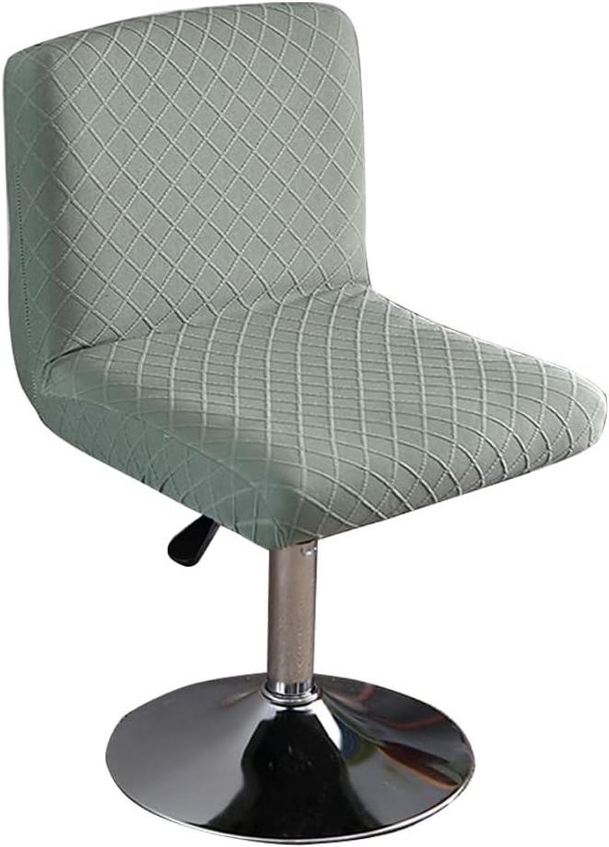 Elastische stoelhoezen - Barkruk hoezen - Stoelen beschermen - Kreukvrij ademend - 6 stuks - Erwt groen
