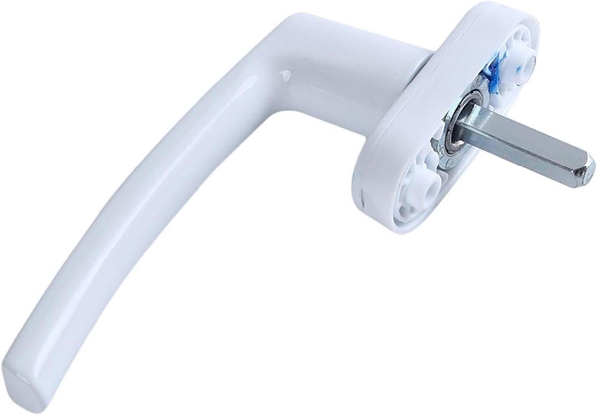 Raamgreep Aluminium - Raamslot Deurkruk - Veiligheid Ramen - Sleutelvergrendeling - 3 x 2 x 2 cm - Wit