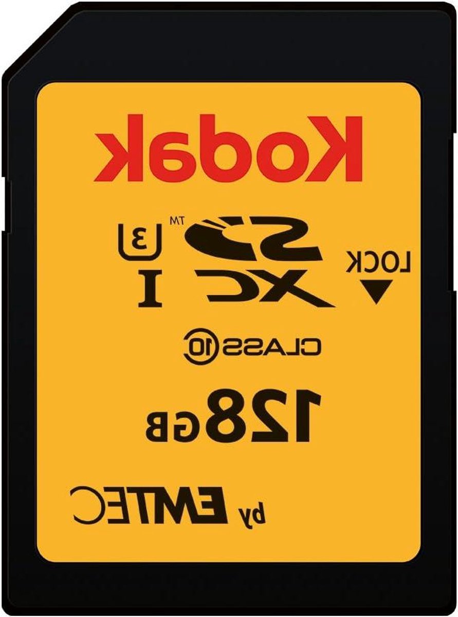 Geheugenkaart - SD kaart - Opslag Uitbreiden - Klasse 10 - 128 GB - Zwart/Geel