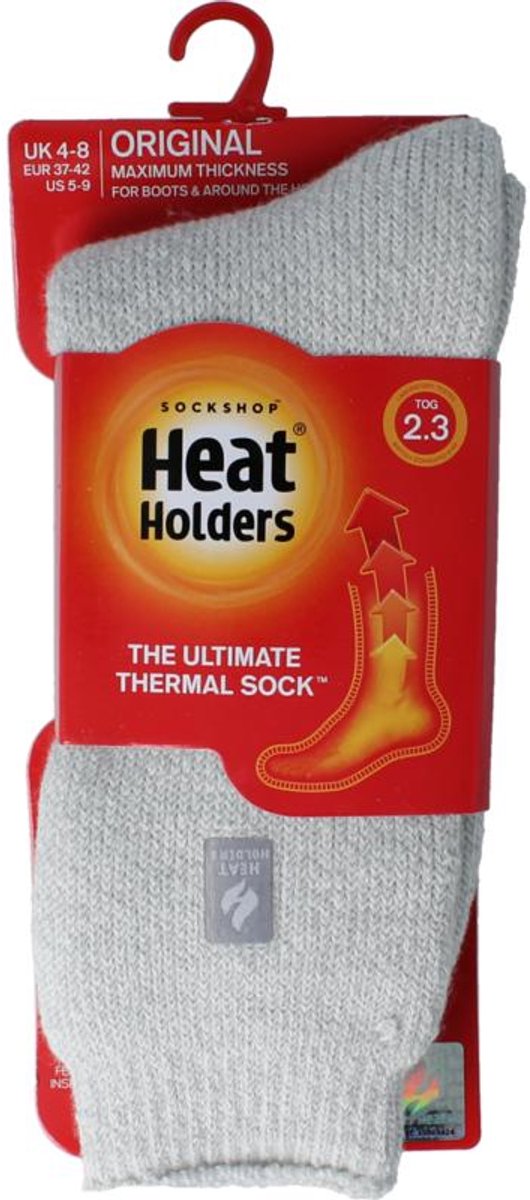 Heat Holders Original Socks 37-42 Silver/grey (1 paar)