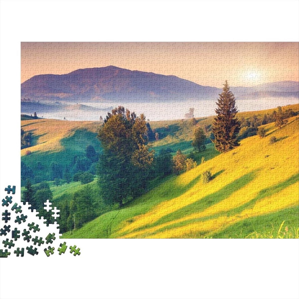 Fotopuzzel - Gepersonaliseerde Puzzel Eigen Foto Puzzel - Ontspannen Hobby - Met Bonus Poster - 75x50cm - Multicolor