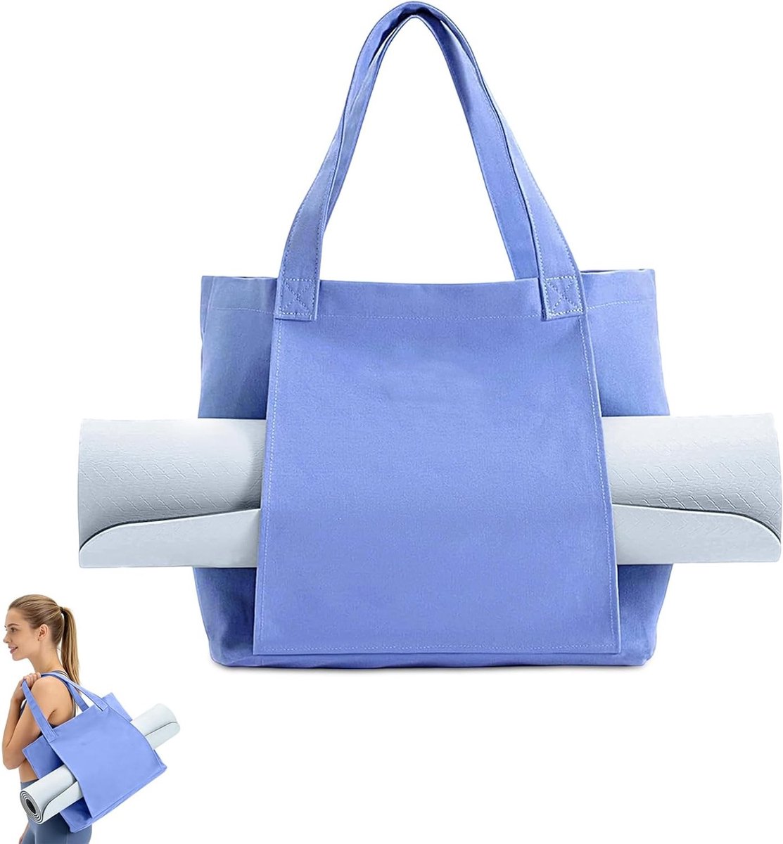 Sporttas met Snelsluiting voor Training en Yoga - Ideaal voor Yogamatten en Accessoires - 45 x 35 x 15 cm