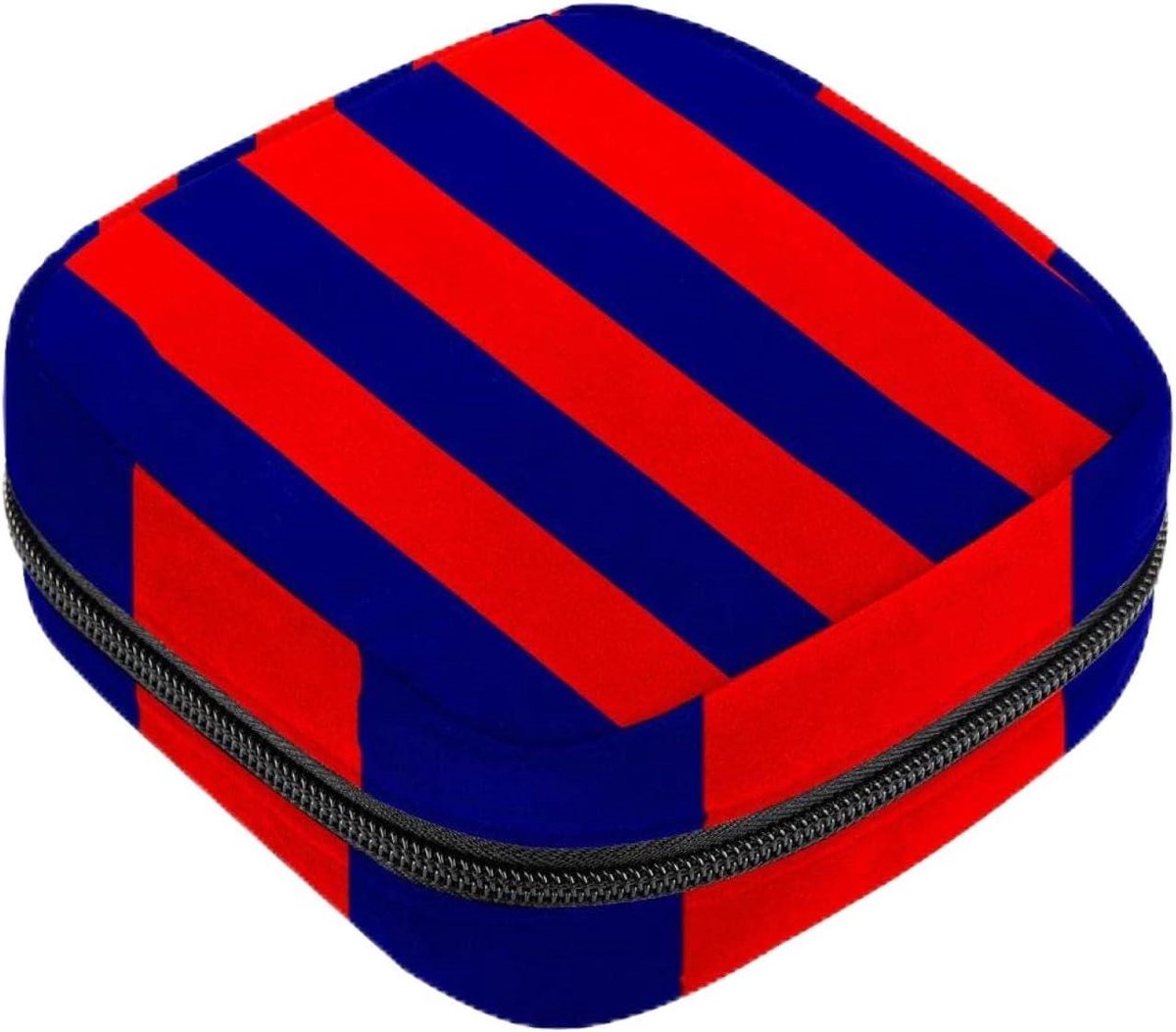 Maandverband Opbergtas - Menstruatie Pouch - Privacy Beschermen - Grote Capaciteit - 12x17x17 cm - Rood
