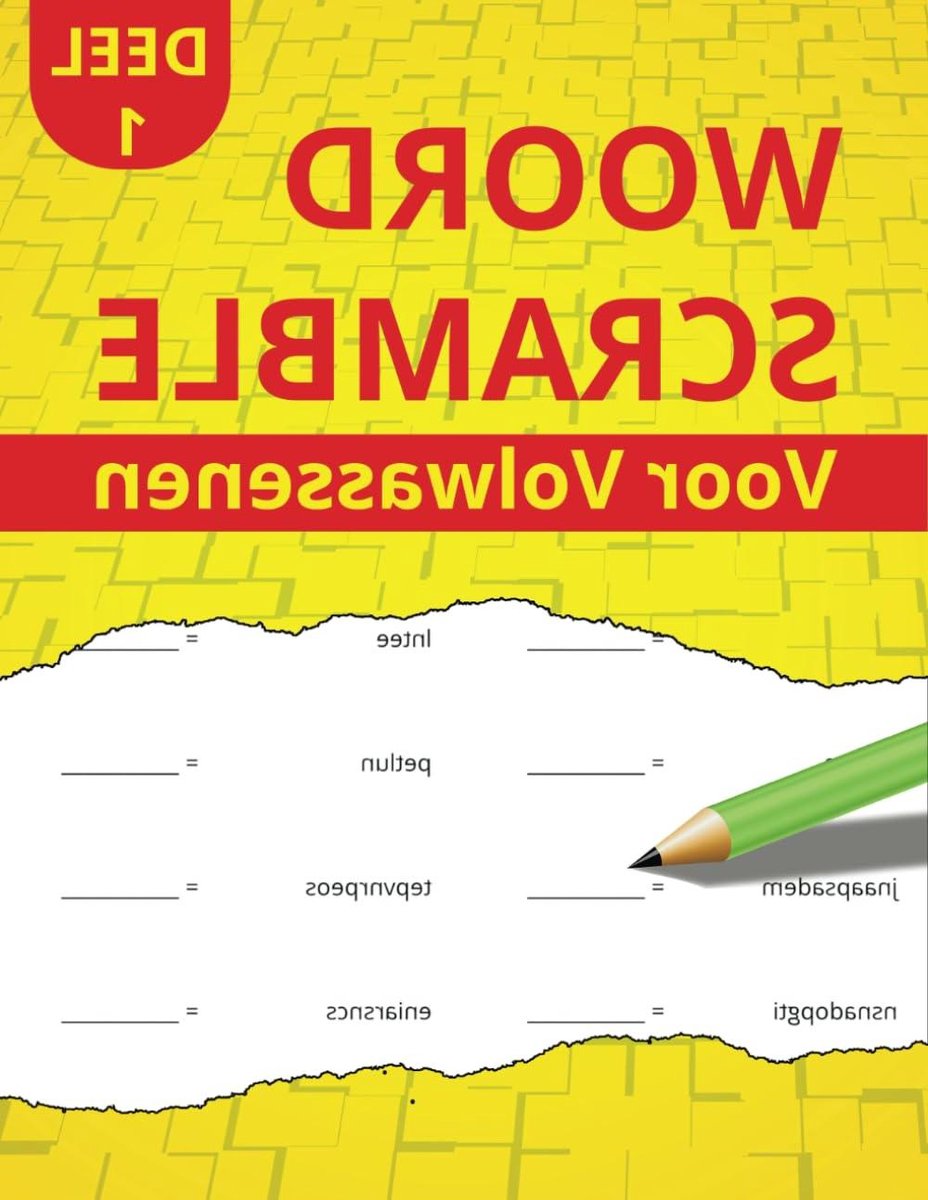 Woord Scramble Puzzelboek - Woordspel Volwassenen - Hersenen Trainen - Thema Puzzels - 78 Pagina's - Niet gespecificeerd
