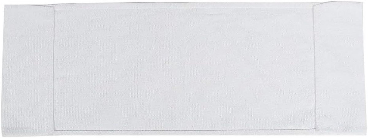 Comfortabele en duurzame stoelbekleding voor casual regisseursstoel - Wit, eenvoudig schoon te maken, 2-delig set