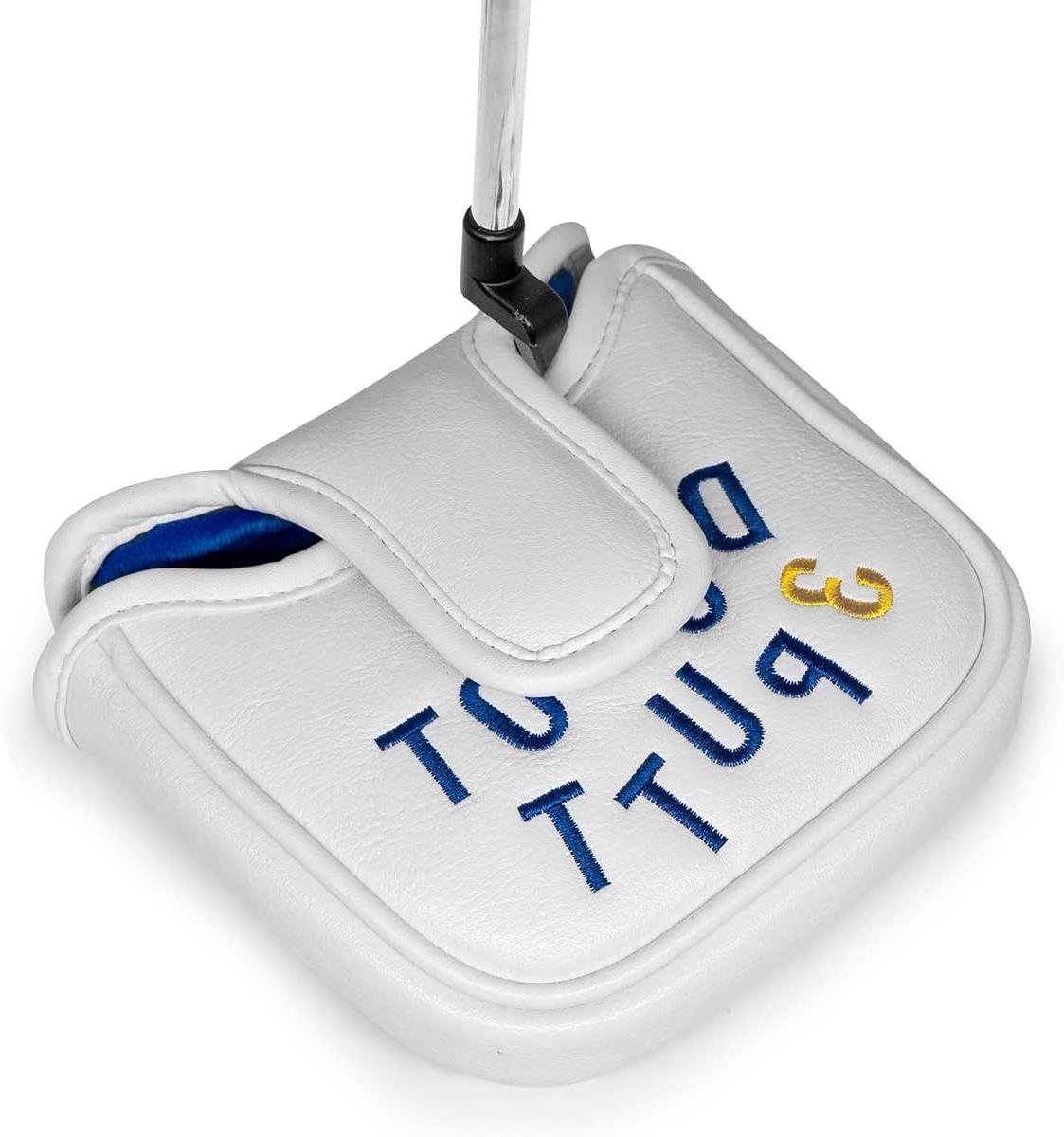 Golf Putter Hoes - Hoofdbeschermer Golfclub - Golfbaan Bescherming - Sterke Magnetische Sluiting - 14 x 12.5 cm