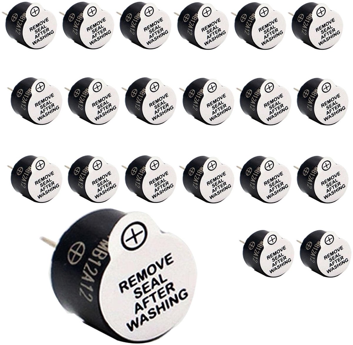 RUNCCI-YUN 20pcs DC 12V Actieve Arduino Buzzers - Ideaal voor Projecten