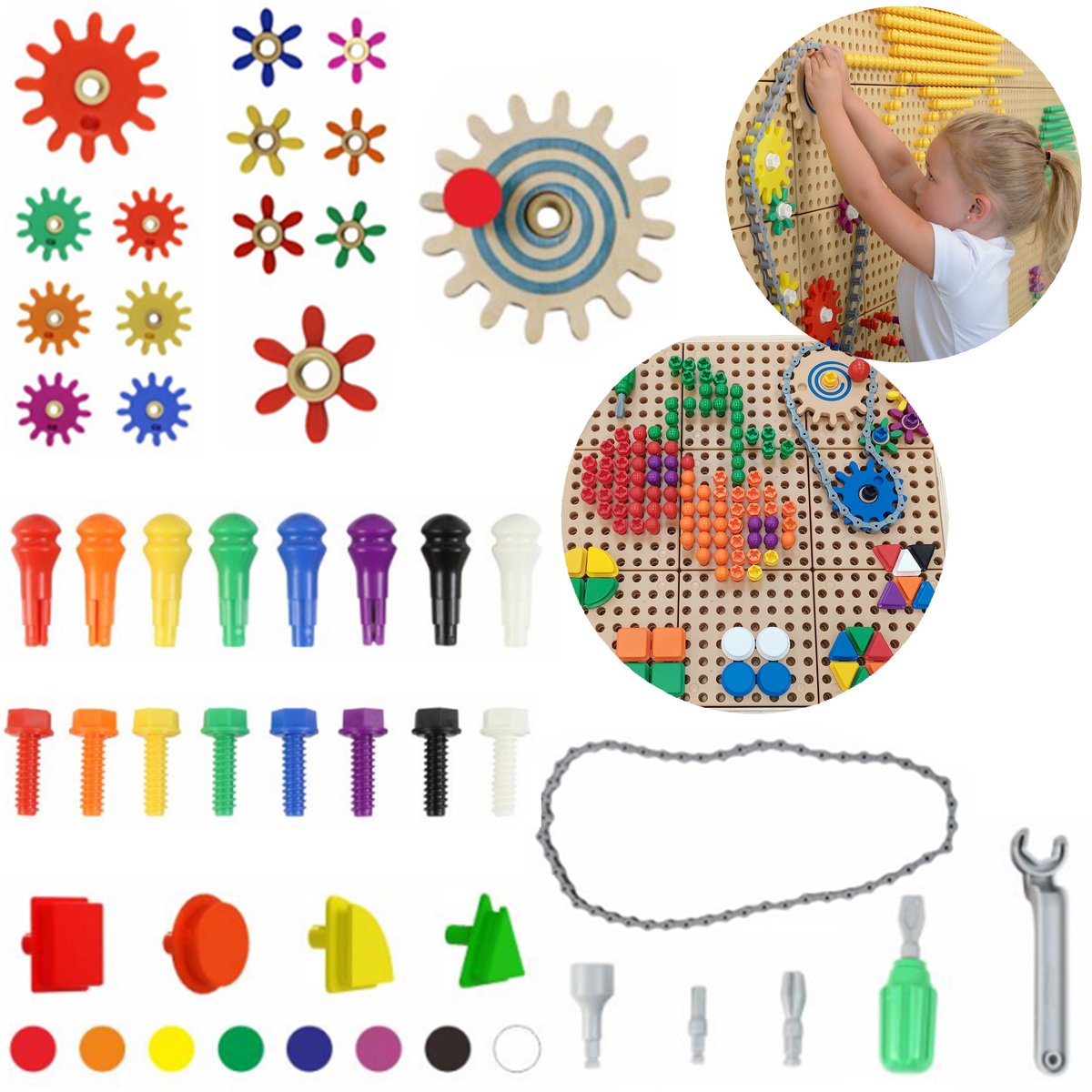 Masterkidz Accessoireset Mix Pins Schroeven Gereedschap 352 St.