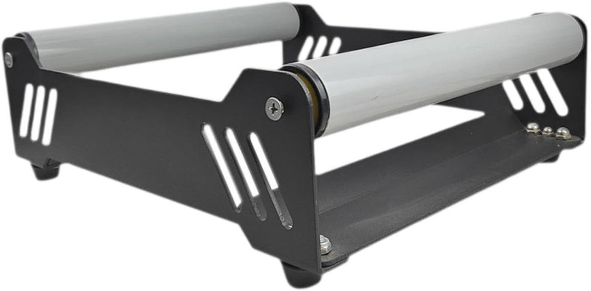 Wielreinigingsstandaard - Bandenstandaard Wielen - Onderhoud Auto - Universeel Antirolmechanisme - 41 x 37 x 12 cm - Zilver