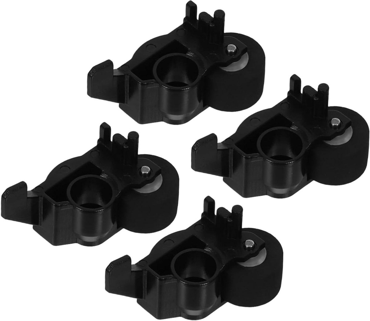 Cassette Pinch Rollers - Tape Recorder Onderdelen - Audio Reparatie - Slijtvast Kunststof - 3.00X1.50X1.00CM - Zwart