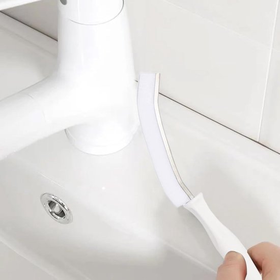 Reinigingsborstel voor Spleten - Voegenvijlborstel Tegelborstel - Dieptereiniging Keuken Badkamer - Harde Borstelharen - 29 x 4 x 3 cm van Merkloos	 — afbeelding 2