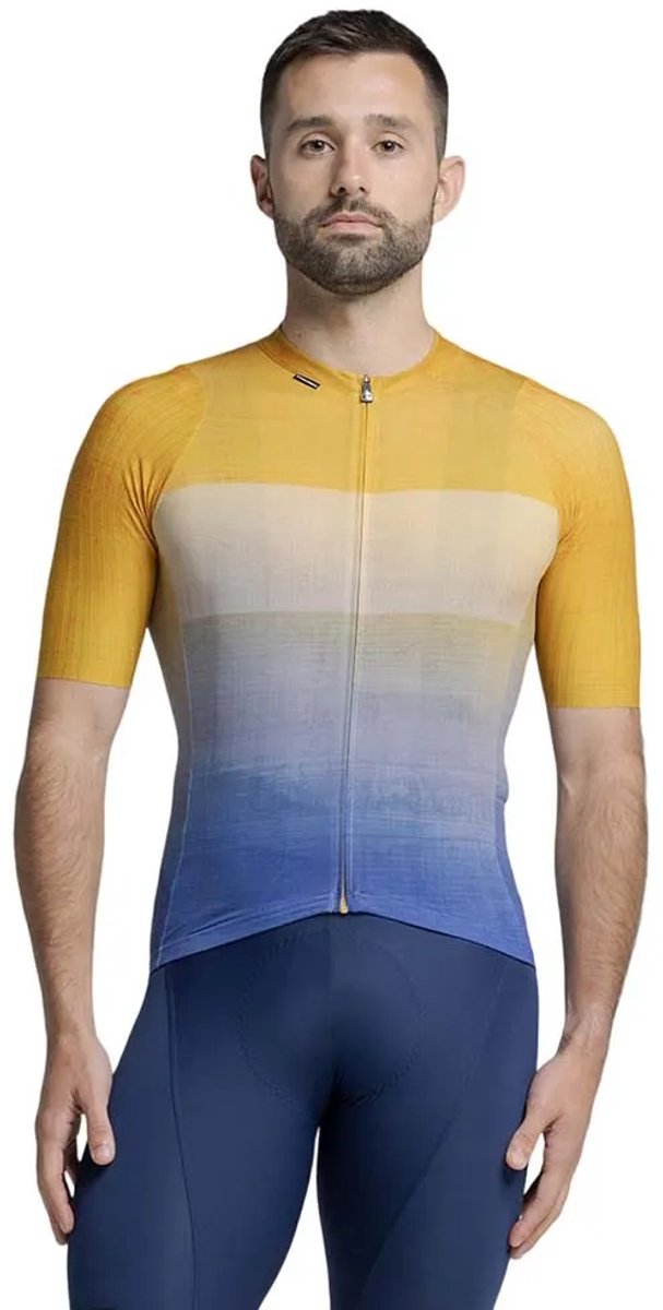 Etxeondo Alai Korte Mouw Wielertrui Geel L Man
