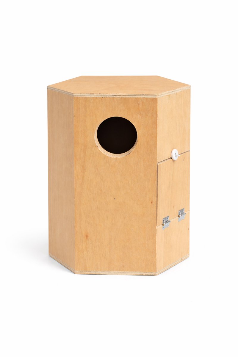 Broedblok valkparkieten 6 kant - Broedblokken voor parkieten - Nestkast valkparkiet | vogelhuisjes - Nesten - Valkparkiet broedblok